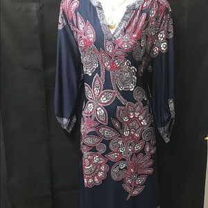 New Direction Navy polyester Dress. NWT